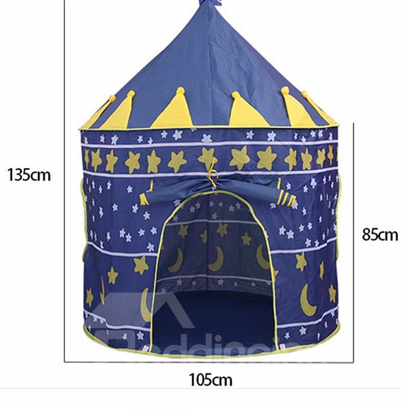 Círculo de diseño de castillo de princesa, dos colores para elegir, tienda interior para niños