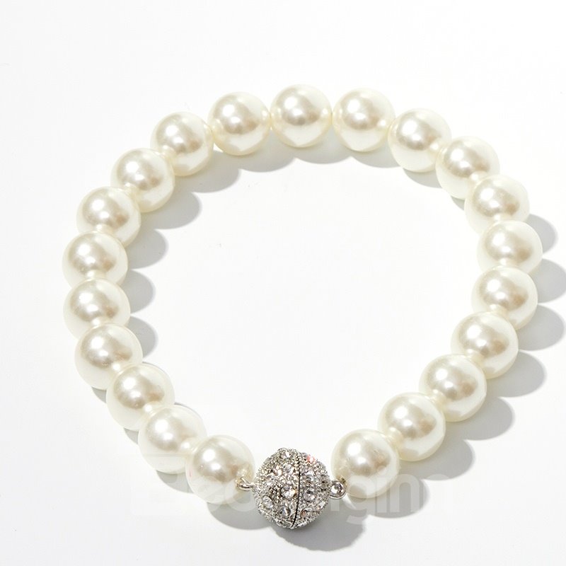 Alzapaños de cortina con perlas, Clips magnéticos, alzapaños con hebilla, 1 par