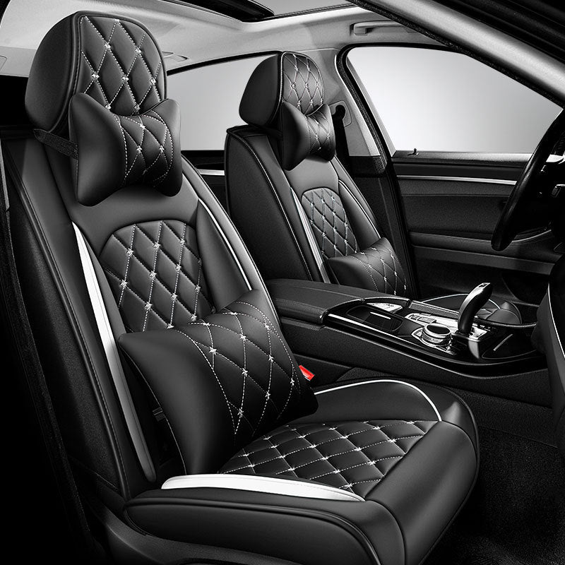 luxury leather seat cover - car seat cover set