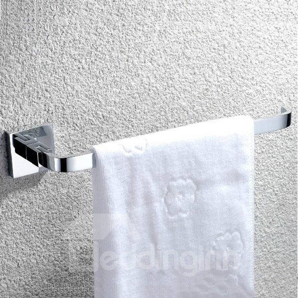 Silver Bathroom Accessories Solid Brass Towel Ring