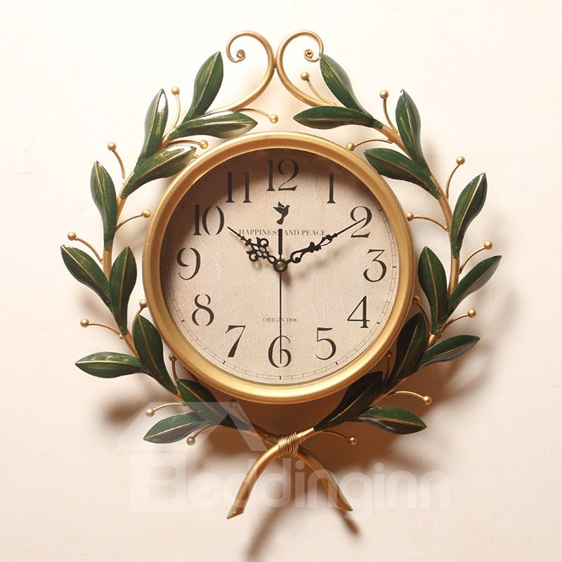 Murales de pared 3D impermeables con diseño de forma de ramas de hierro creativas de estilo campestre