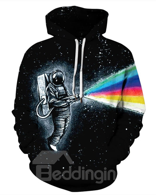 Pullover Cool Design Lightweight Polyester 3D Painted Hoodie