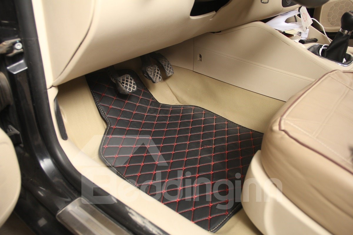 Plain Pattern PVC Material Waterproof Custom Fit Car Floor Mat