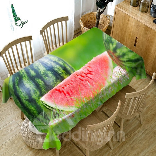 European Style Polyester Printed Waterproof Soft 3D Tablecloth