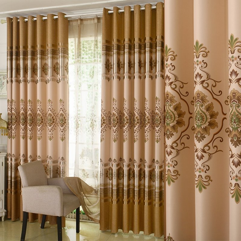 Cortinas opacas de chenilla, diseño de flores, jacquard, aislamiento térmico, decoración del hogar, cortinas de ventana para sala de estar, dormitorio, 2 paneles, decoración personalizada