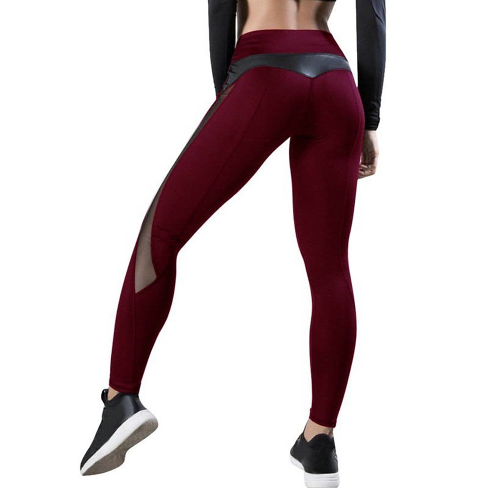 Casual High Waist Yoga Pants Tummy Control Workout Pants for Women 4 Way Stretch Sport Yoga Leggings