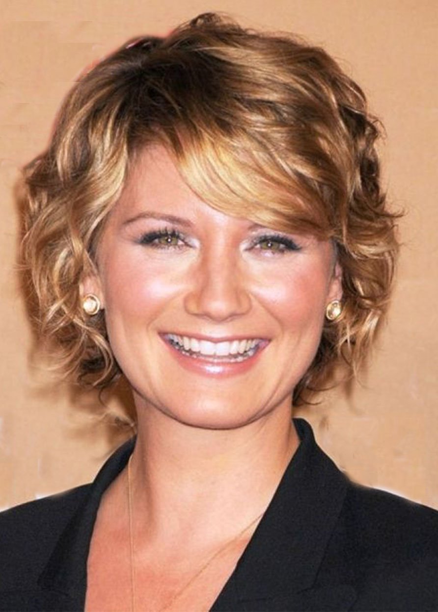 Pelucas de pelo sintético ondulado de 10 pulgadas 120%