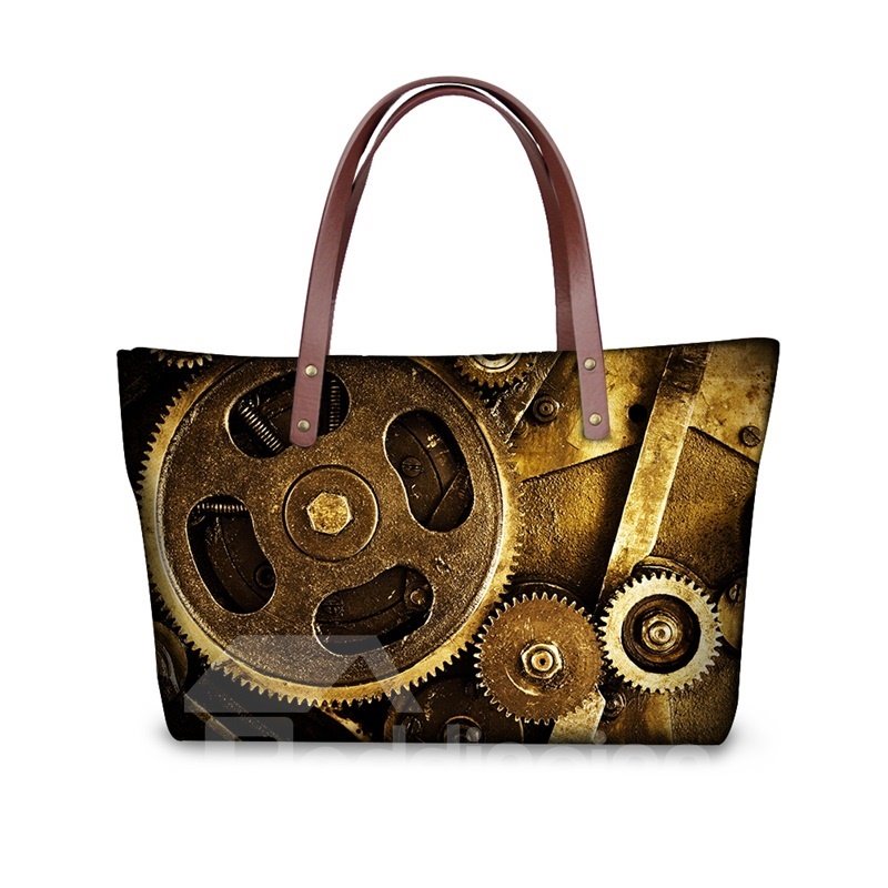 Bolso de hombro impreso 3D impermeable Gear Working