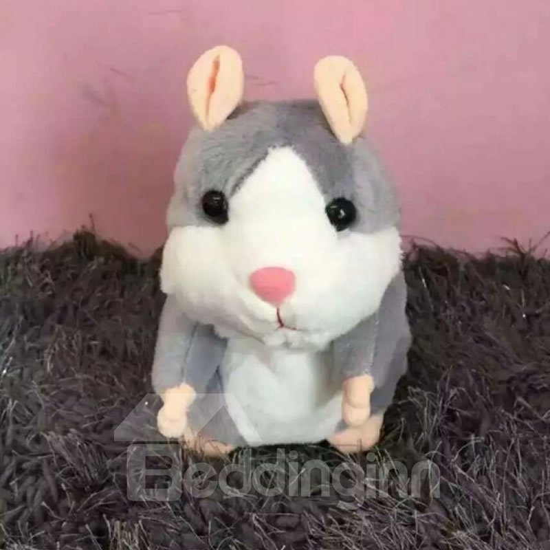 Talking Hamster Repeats What You Say Electronic Pet Talking Plush Toy