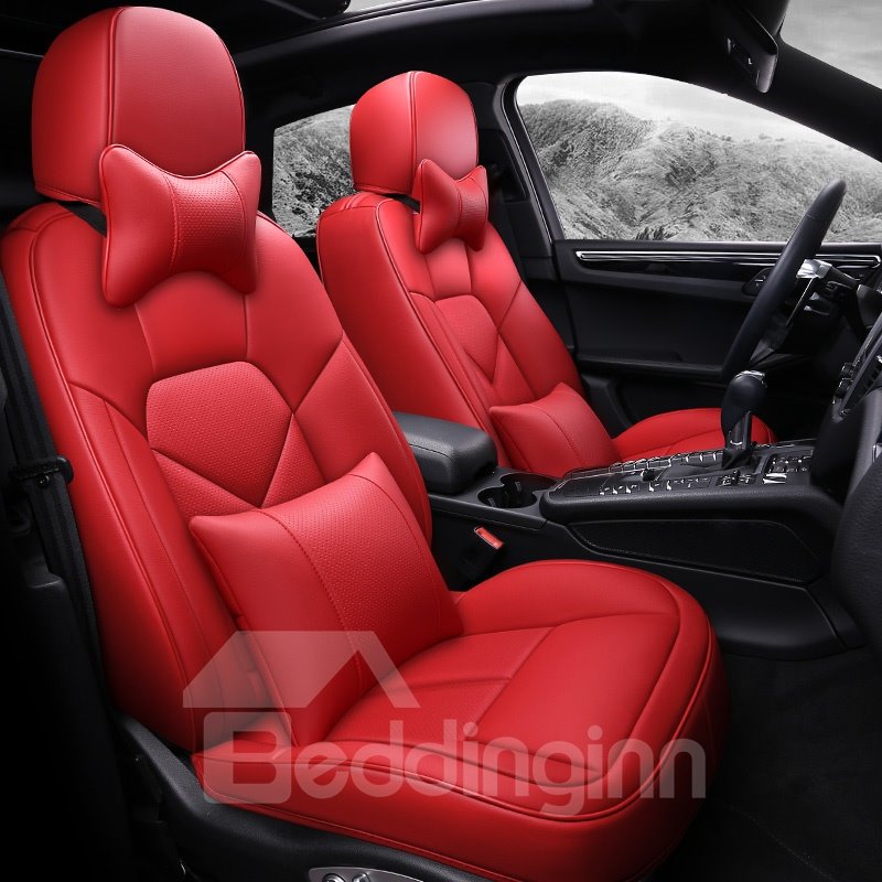 Top Leather Sports Style All Seasons Custom Fit Car Seat Covers