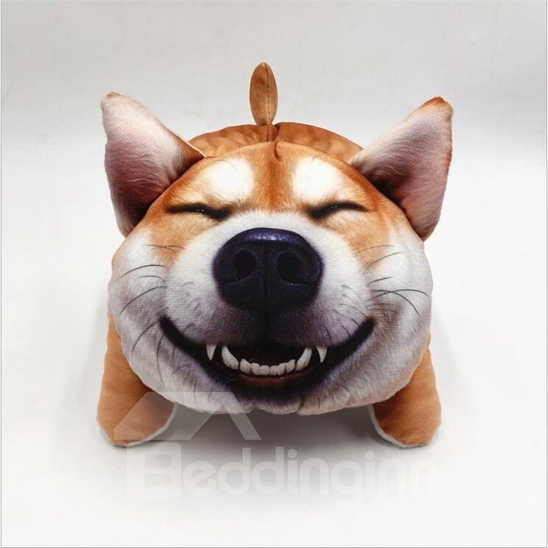 Vivid Creative Car Plush Dogs Tissue Boxes