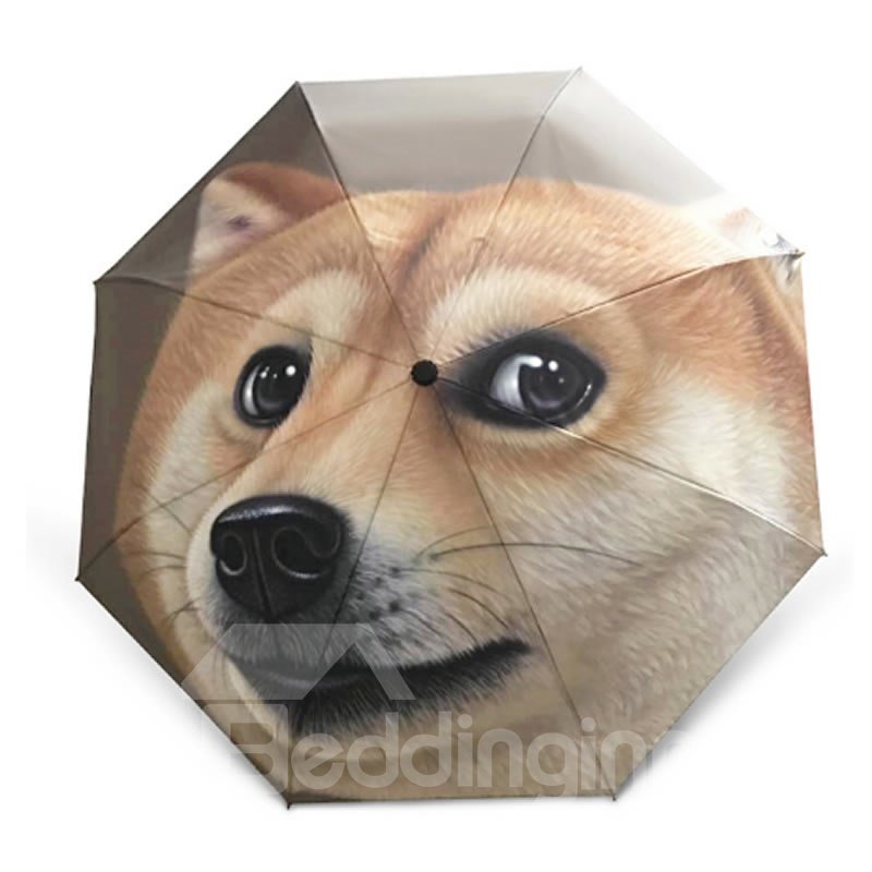 3D Print Animal Pattern Cute Puppy Umbrella