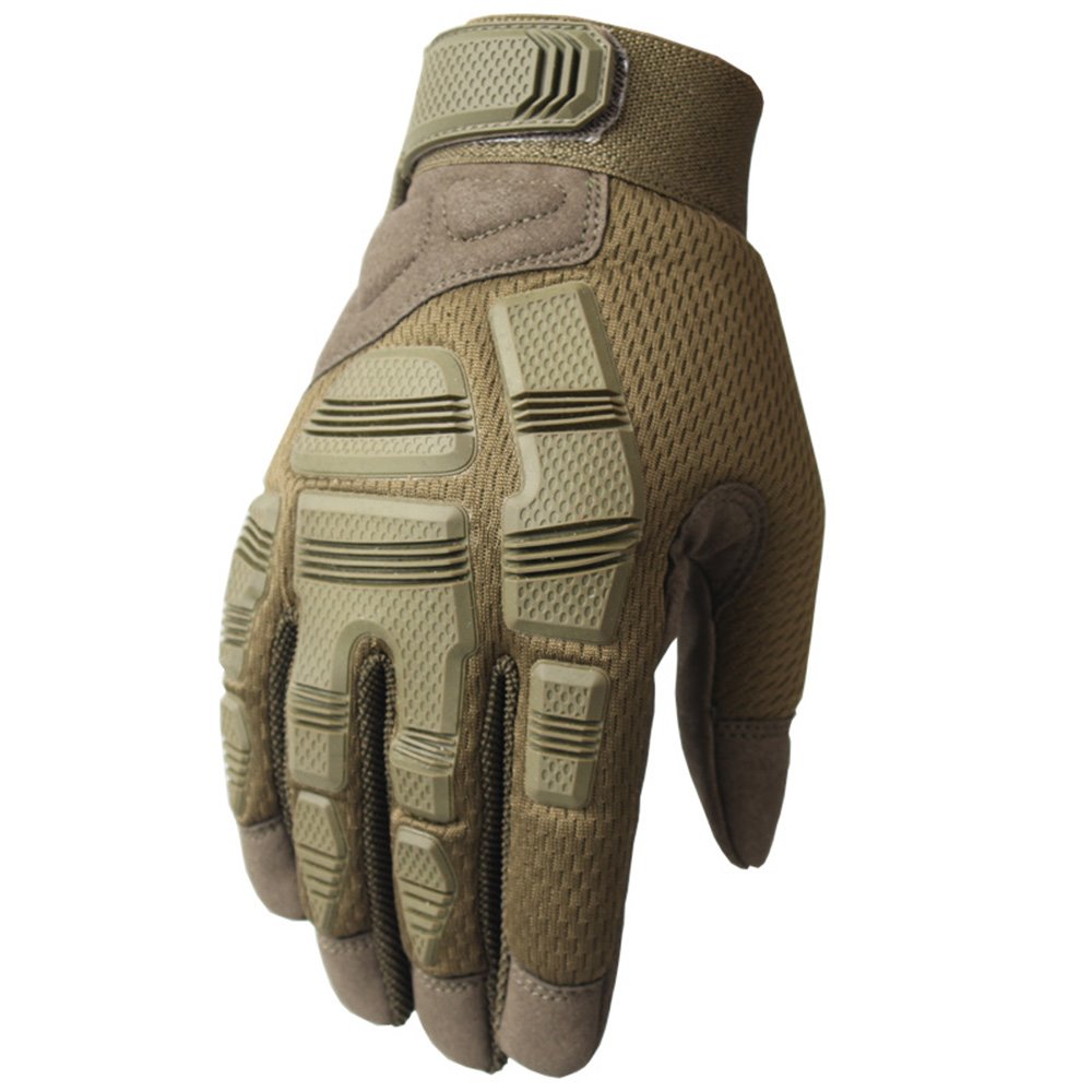 Un par de guantes transpirables para motocicleta, guantes con patrón de camuflaje, guantes con todos los dedos a prueba de caídas, guantes para ciclismo, guantes para deportes al aire libre