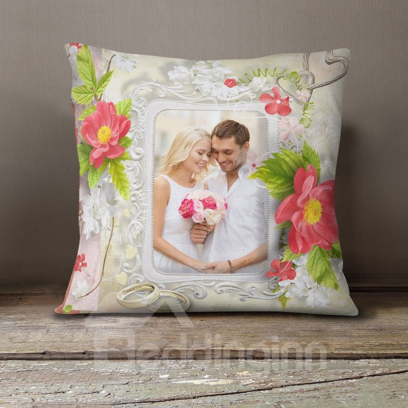 Polyester Material Your Own Picture On It Pillow Case