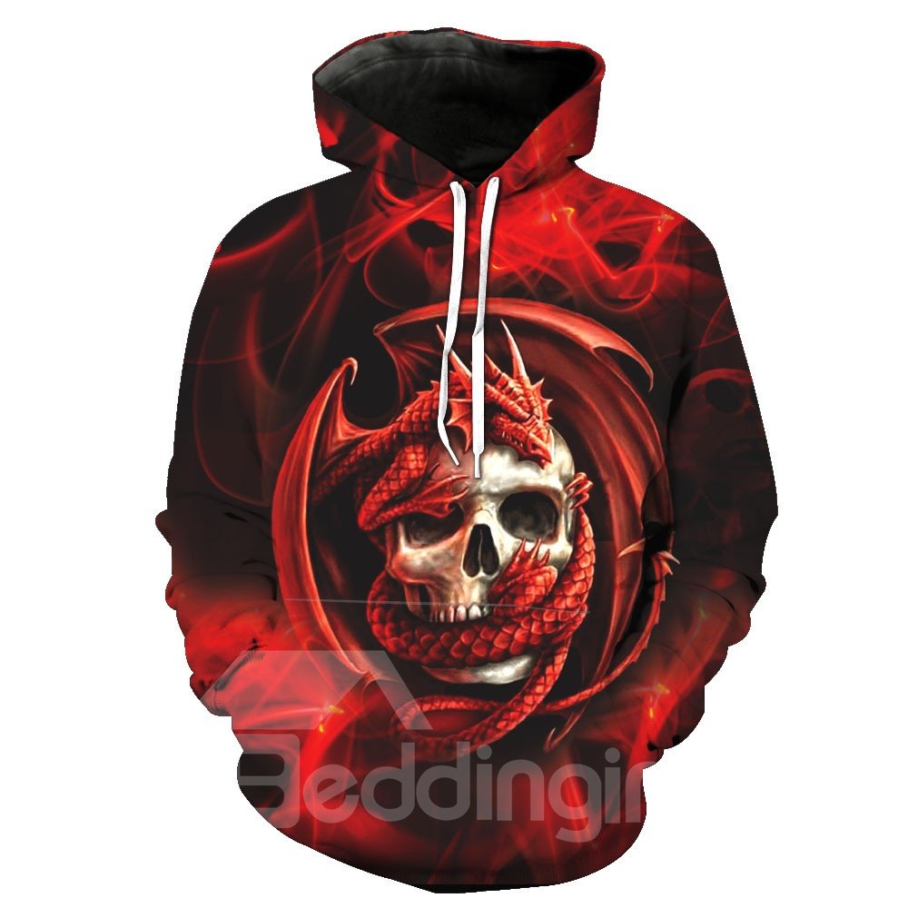 Leichter Pullover mit coolen Grafiken, Unisex-Hoodie mit 3D-Bemalung