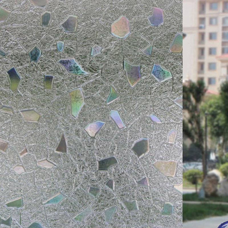 3D Glass Static Sticker No-glue Adiabatic Decorative Privacy Window Film