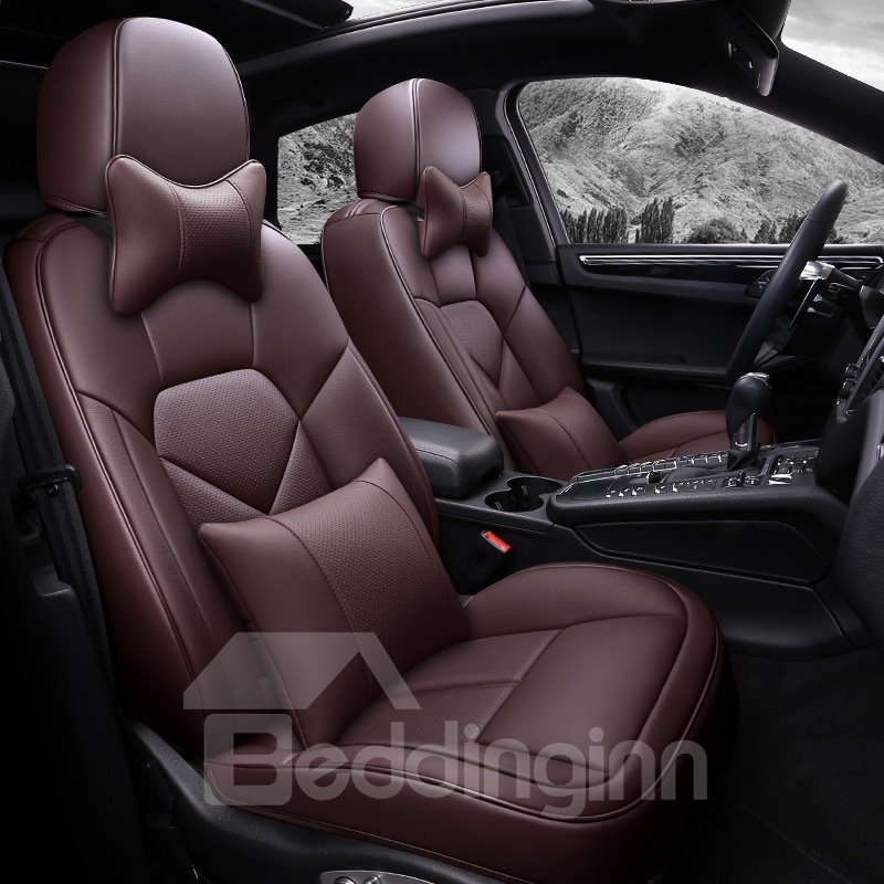 Top Leather Sports Style All Seasons Custom Fit Car Seat Covers