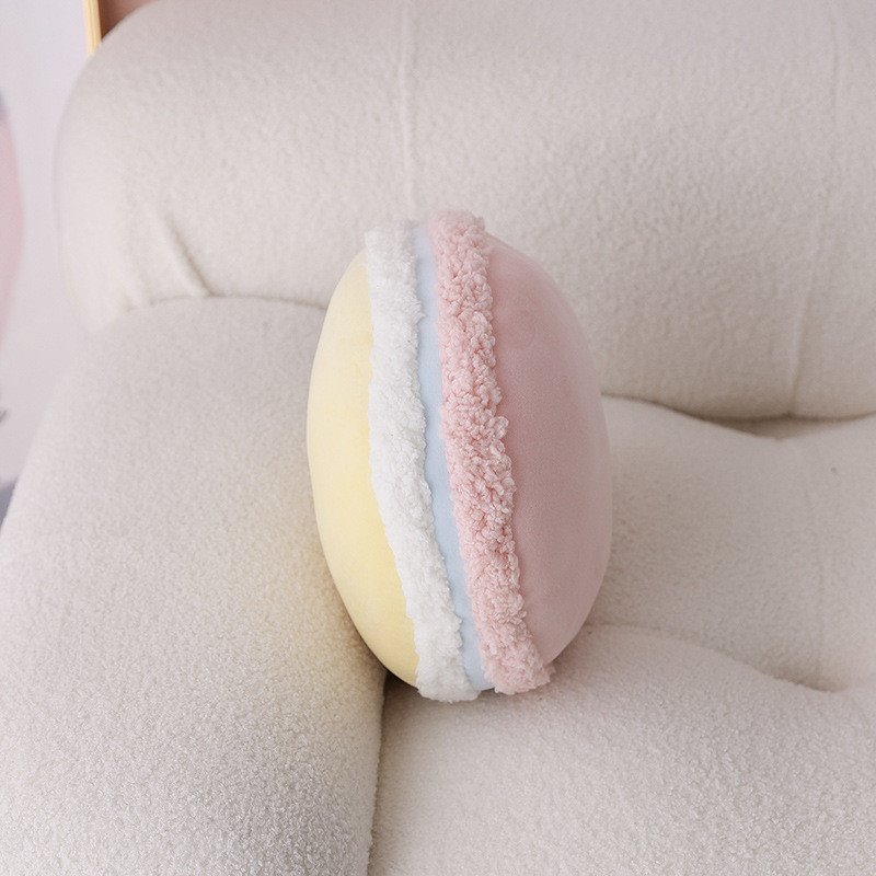 Macaron Pillow Cartoon Food Shape Pillow Sofa Cushion Cute Pillow