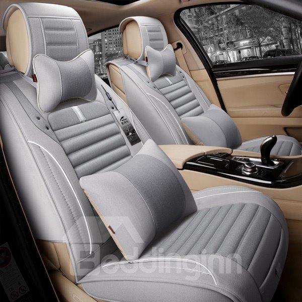 Easy Breathable And Eco-Friendly Material Charming Universal Five Car Seat Cover