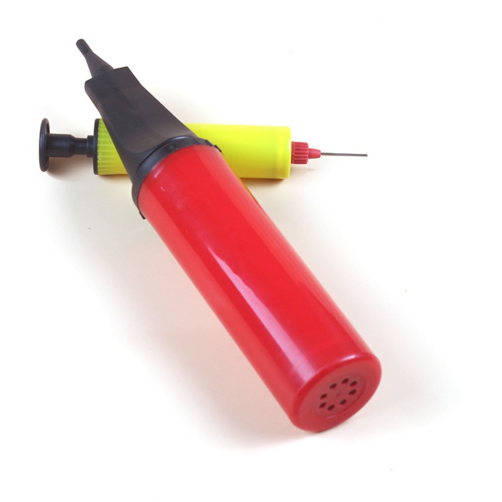 Inflatoren Flache Mund Kunststoff Luftpumpe Hand Push Mini Tragbare Ballon Inflation Rohr