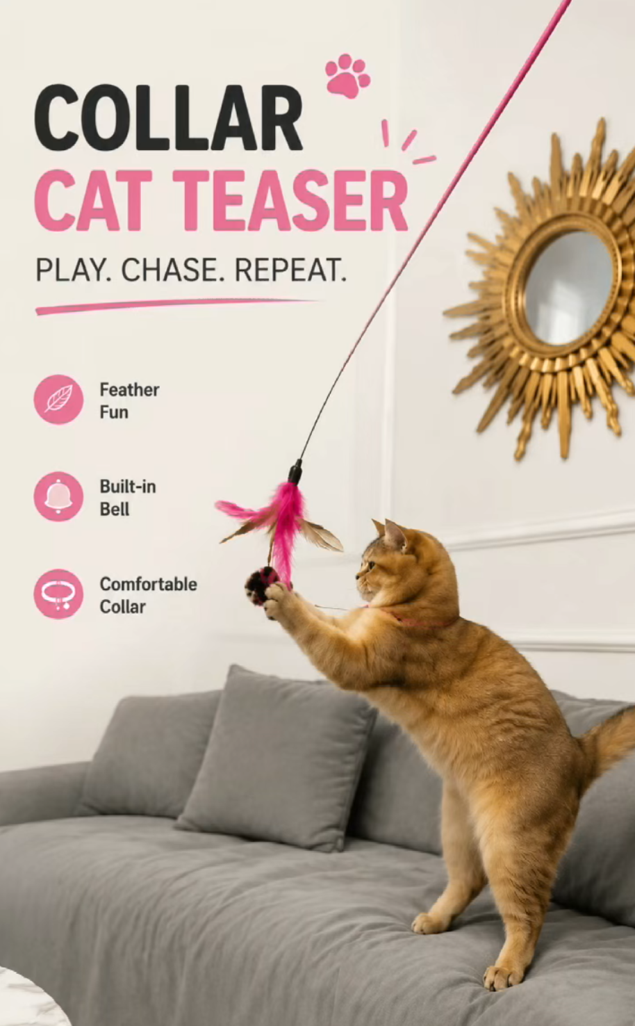 Turn Playtime Into an Adventure with the Collar Cat Teaser