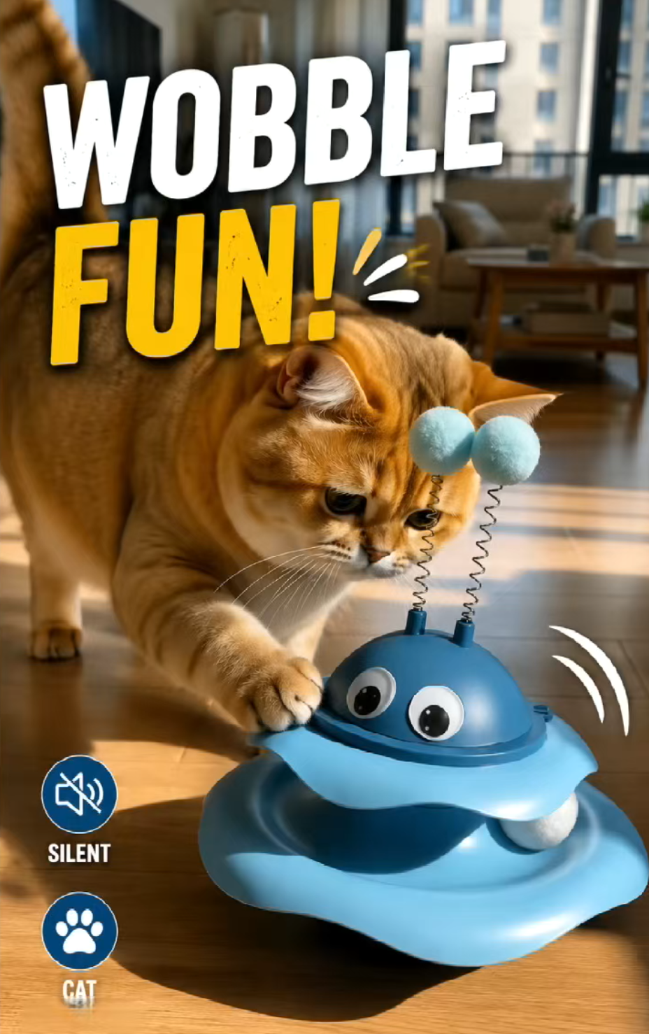 My Cat Played With a Toy for an Hour and I Didn't Hear a Single Sound. I Need a Minute.