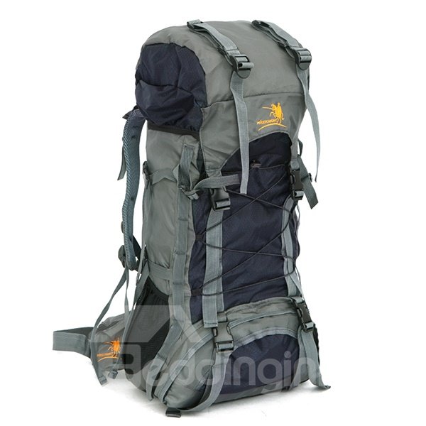 60L Waterproof Nylon Lightweight Travel High Capacity Outdoor Backpack