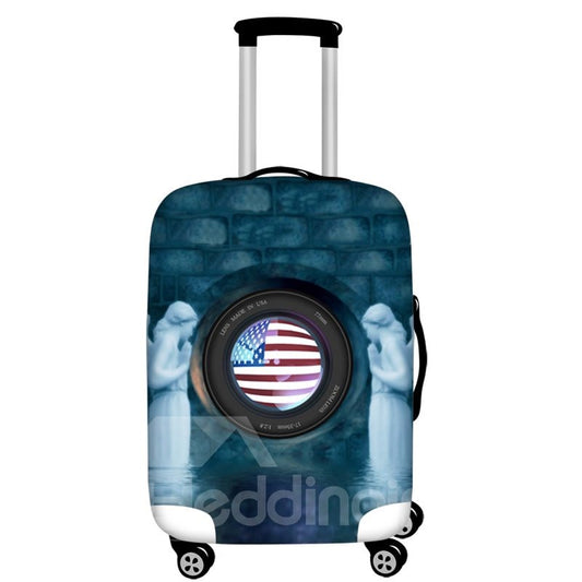 Statue and Flag Waterproof Suitcase Protector for 19 20 21