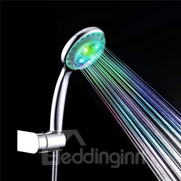 Amazing Water Powered Color Changing LED Hand Shower Head