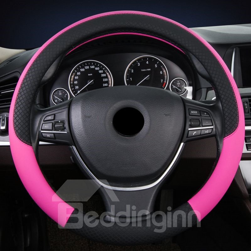 Microfiber Leather Permeability Microfiber Leather Cost-Effective Steering Wheel Cover