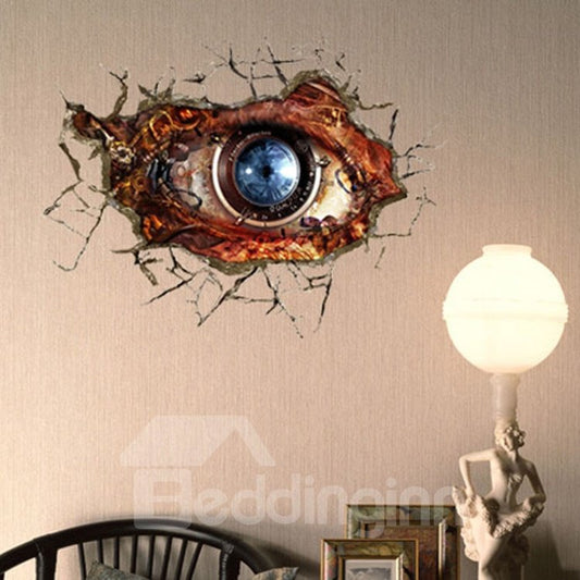 Stunning Creative 3D Machine Eye Wall Sticker