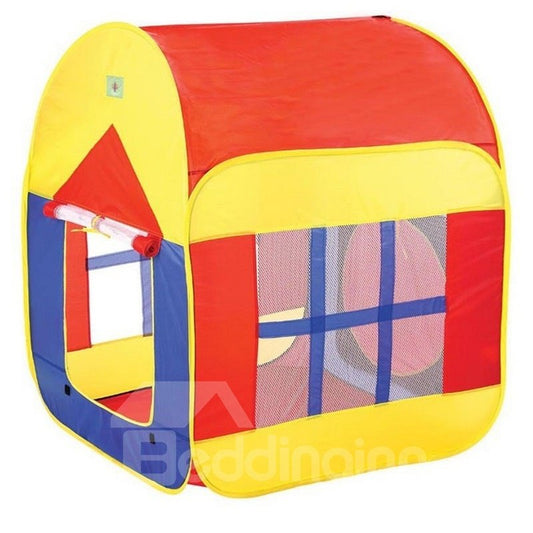 House Shaped Simple Style Polyester Kids Indoor Playing Tent