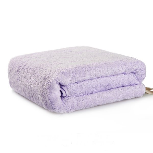 Concise Style Super Thick Solid Color Bath Towel