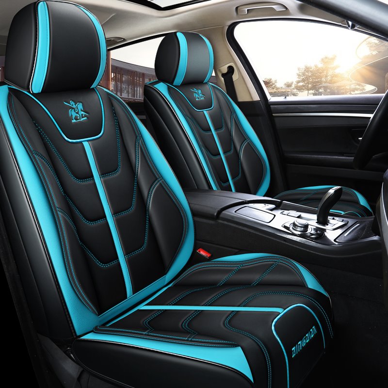 PU Geometric Cotton Sport Seat Cover Full Coverage Soft Wear-Resistant ...