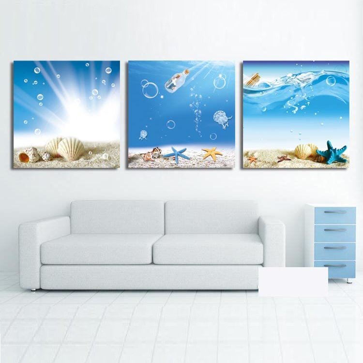 Nueva llegada impresiones artísticas de pared de película de estrella de mar bajo el mar