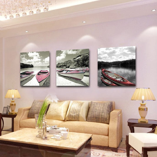 New Arrival Fantastic Boat On The Sea CrossFilm Wall Art Prints