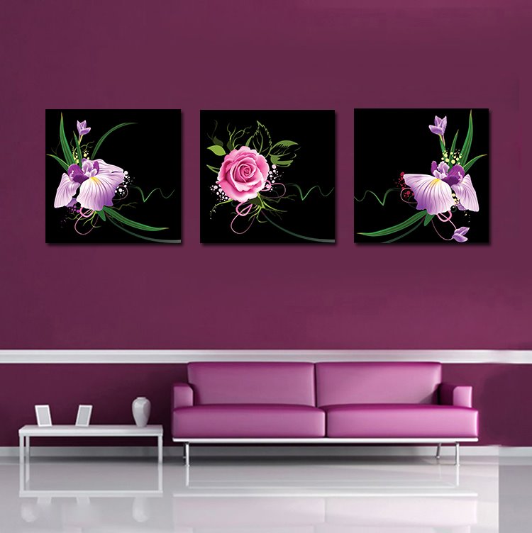 Neu eingetroffene, zarte, hübsche Blumen-Filmkunst-Wanddrucke