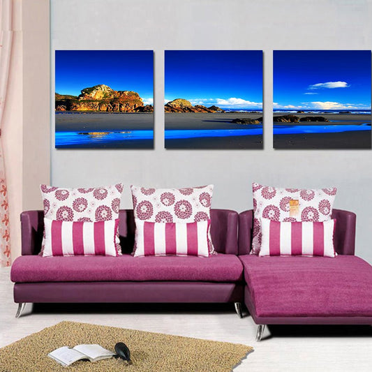 Impresión de pared artística de película de paisaje y lago de lujo