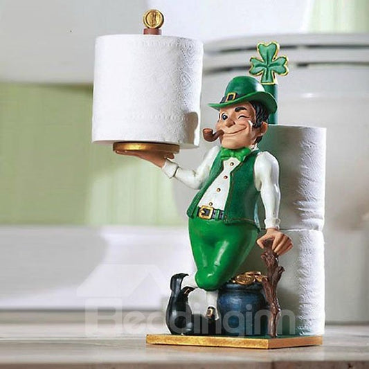 Gorgeous Adorable Little Man Toilet Paper Holder