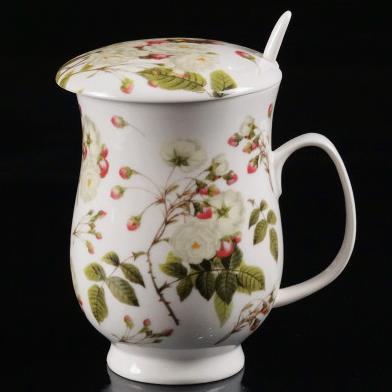 Neue klassische Elegnat Regen- und Taurosen-Kaffeetasse 