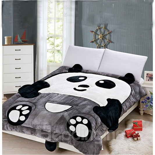 Very Cute Warm Keeping Panda Shape Quilt