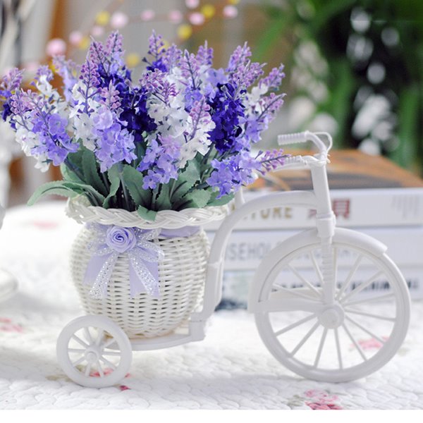 Conjuntos de flores flotantes de lavanda artificial de ensueño románticos populares 