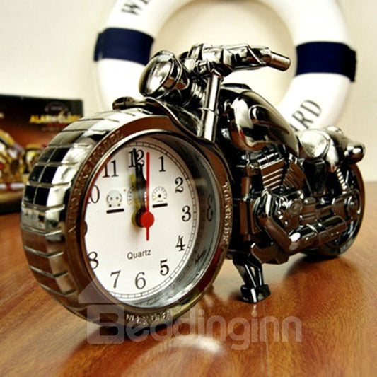 Reloj despertador retro modelo de motocicleta de regalo creativo