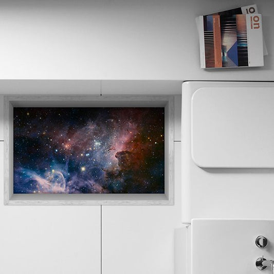 Erstaunlicher Starring Night Sky Rutschfester, wasserfester 3D-Bodenaufkleber für das Badezimmer