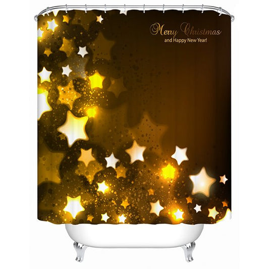 Stunning Fabulous Unique Tinkle Stars Shower Curtain