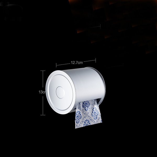 Moderner, runder Toilettenpapierhalter im europäischen Stil 