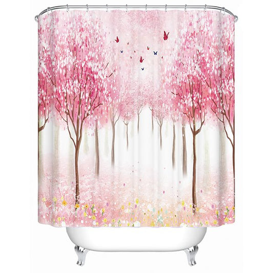 Fancy Dreamlike Field Scenery 3D Shower Curtain