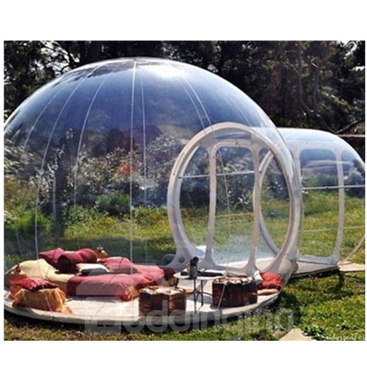 Single Tunnel Inflatable Bubble Lawn Tent Backyard Holiday Family Activities Outdoor Transparent Tent