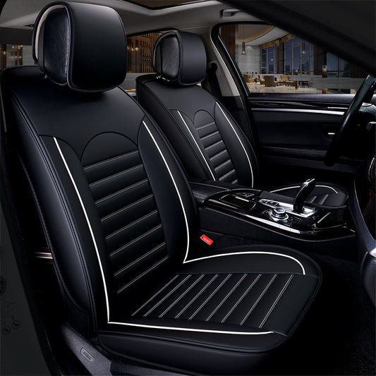 Durable In Use Simple Antistatic Genuine Leather Car Seat Cover