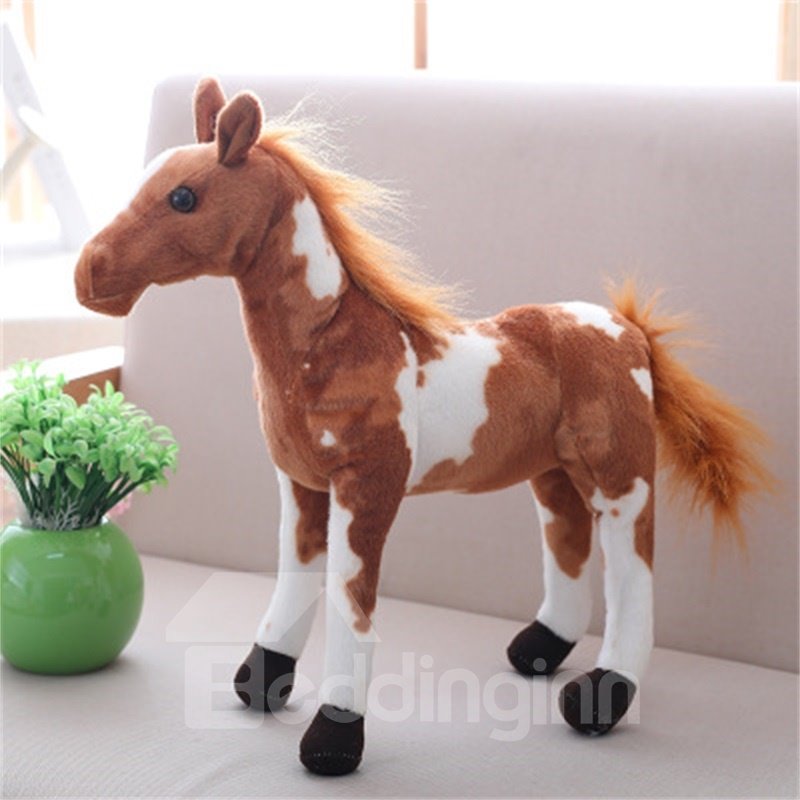 Cute Emulational Horse Shape Soft and Breathable Plush Baby